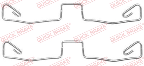 Rem montageset Quick Brake 109-1633
