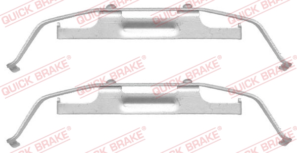 Rem montageset Quick Brake 109-1642