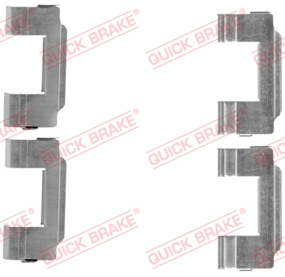 Rem montageset Quick Brake 109-1646