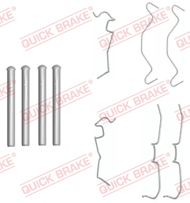 Rem montageset Quick Brake 109-1650