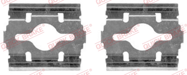 Rem montageset Quick Brake 109-1657