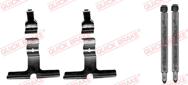 Rem montageset Quick Brake 109-1676