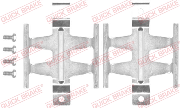 Rem montageset Quick Brake 109-1687