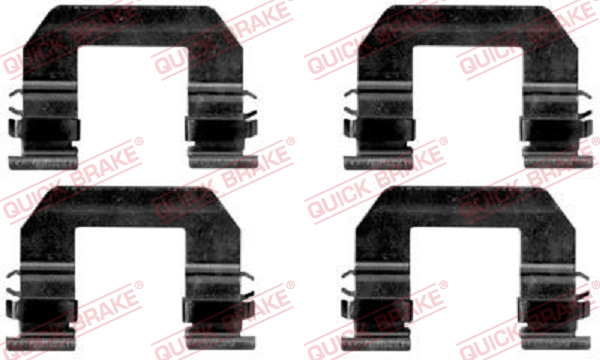 Rem montageset Quick Brake 109-1693