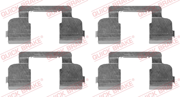 Rem montageset Quick Brake 109-1698