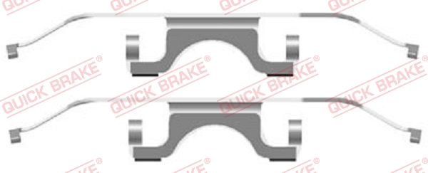 Rem montageset Quick Brake 109-1702
