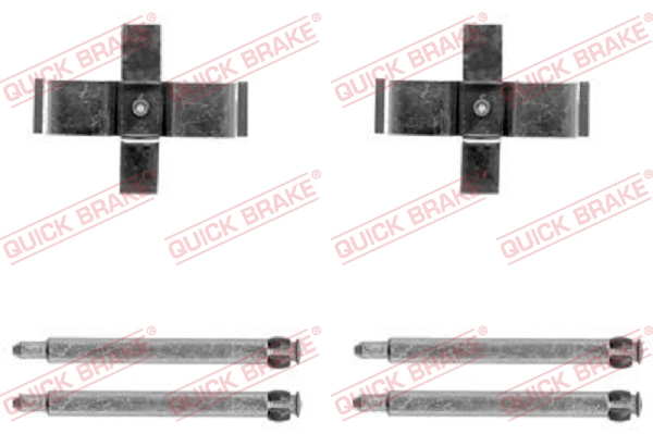 Rem montageset Quick Brake 109-1713