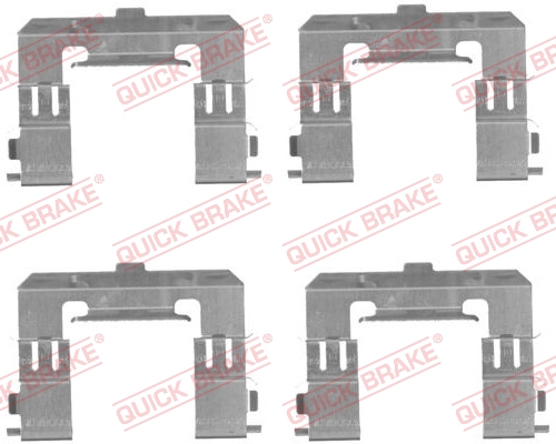 Rem montageset Quick Brake 109-1715