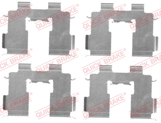 Rem montageset Quick Brake 109-1717