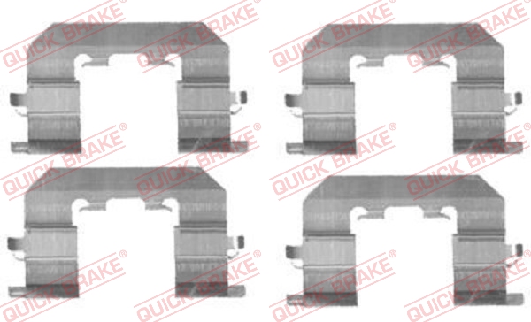 Rem montageset Quick Brake 109-1723