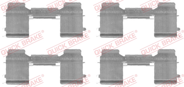 Rem montageset Quick Brake 109-1726