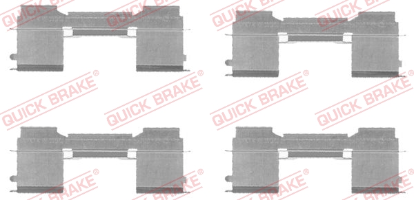 Rem montageset Quick Brake 109-1729