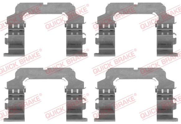 Rem montageset Quick Brake 109-1738