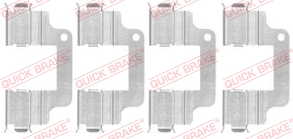 Rem montageset Quick Brake 109-1740