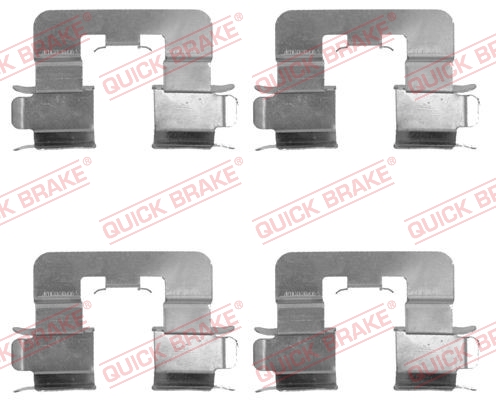 Rem montageset Quick Brake 109-1741