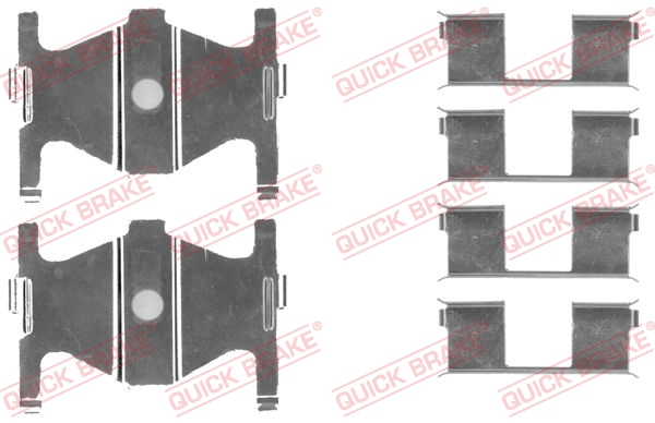 Rem montageset Quick Brake 109-1754