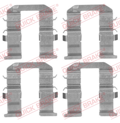 Rem montageset Quick Brake 109-1758