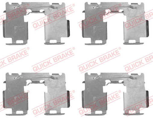 Rem montageset Quick Brake 109-1760