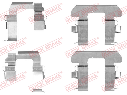 Rem montageset Quick Brake 109-1763