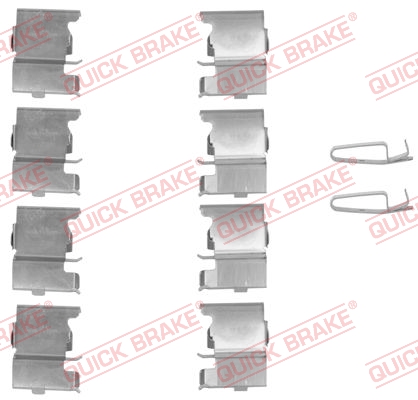 Rem montageset Quick Brake 109-1775