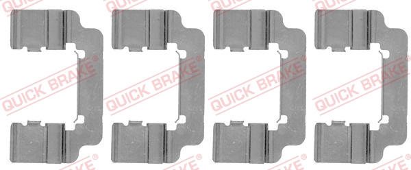 Rem montageset Quick Brake 109-1777