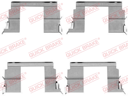 Rem montageset Quick Brake 109-1783