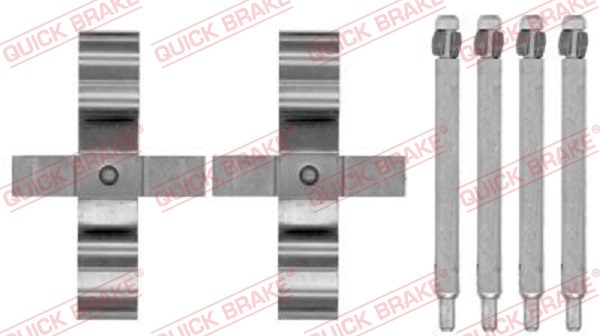Rem montageset Quick Brake 109-1794
