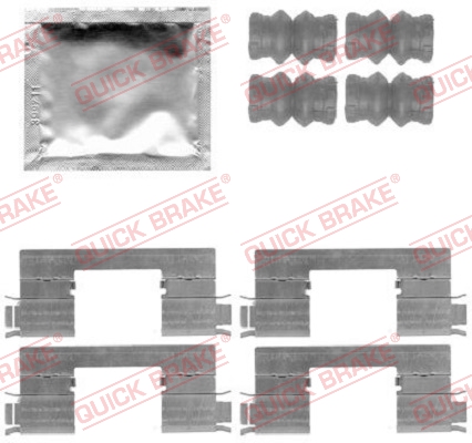 Rem montageset Quick Brake 109-1798