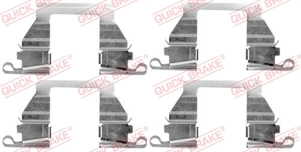 Rem montageset Quick Brake 109-1800