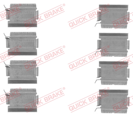 Rem montageset Quick Brake 109-1820