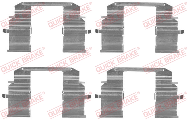 Rem montageset Quick Brake 109-1833