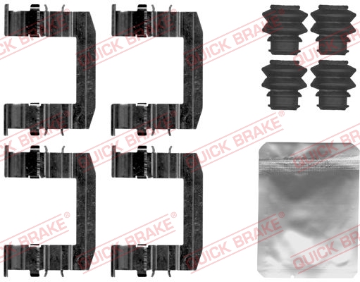 Rem montageset Quick Brake 109-1872