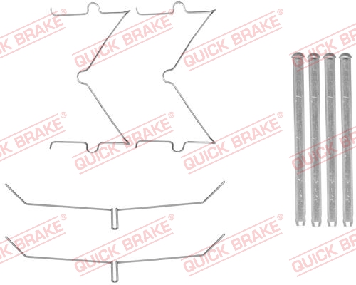 Rem montageset Quick Brake 109-1885