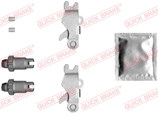 Remschoen ankerrol reparatieset Quick Brake 120 53 002