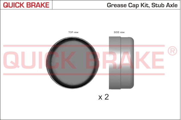 Stofkap wiellager Quick Brake 9823K