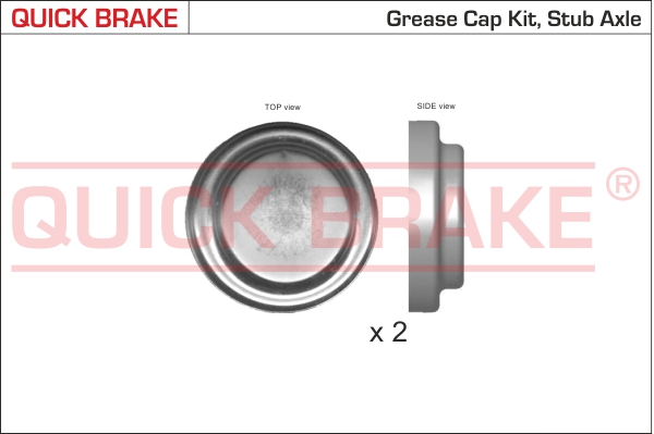 Stofkap wiellager Quick Brake 9824K