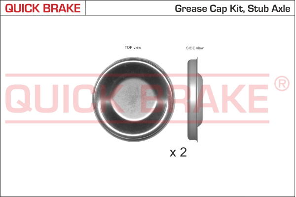 Stofkap wiellager Quick Brake 9826K