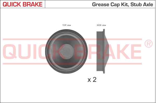 Stofkap wiellager Quick Brake 9828K