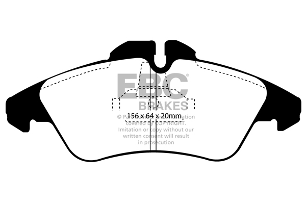 Remblokset EBC Brakes DP1071/2