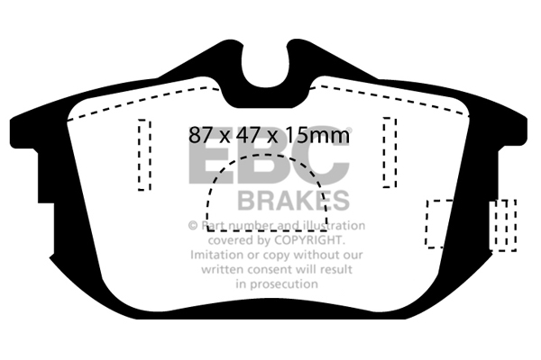 Remblokset EBC Brakes DP1076