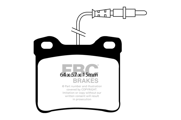 Remblokset EBC Brakes DP1090
