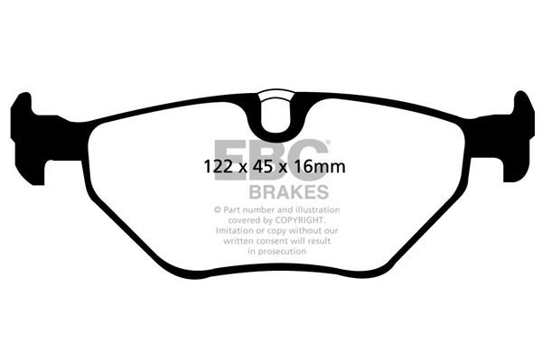 Remblokset EBC Brakes DP1091