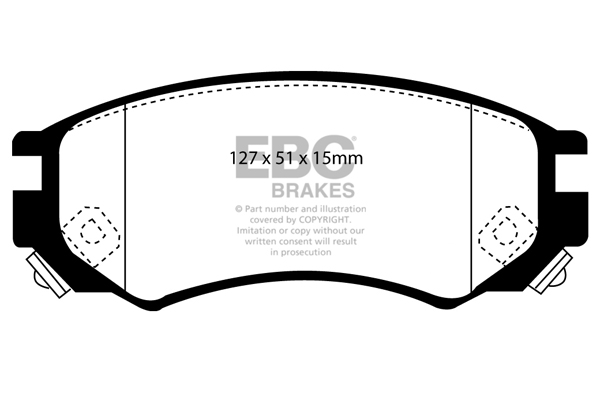Remblokset EBC Brakes DP1101