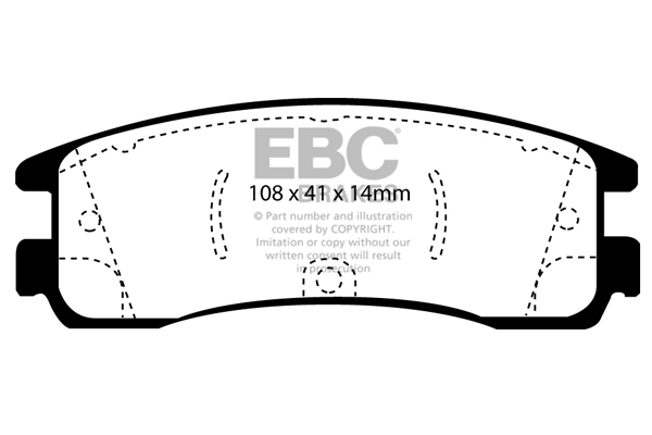 EBC Brakes Remblokset DP1122