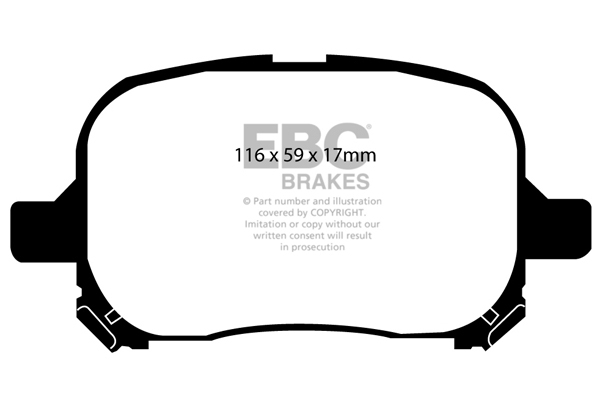 Remblokset EBC Brakes DP1133