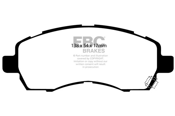 Remblokset EBC Brakes DP1138