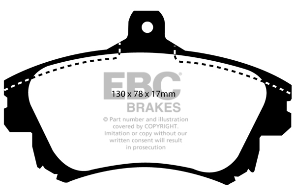 Remblokset EBC Brakes DP1139