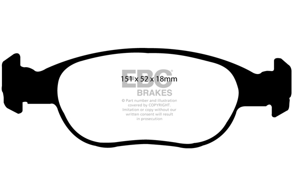 Remblokset EBC Brakes DP1141