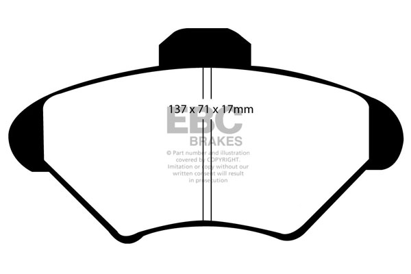Remblokset EBC Brakes DP1143