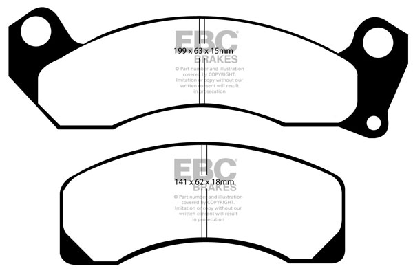 Remblokset EBC Brakes DP1166